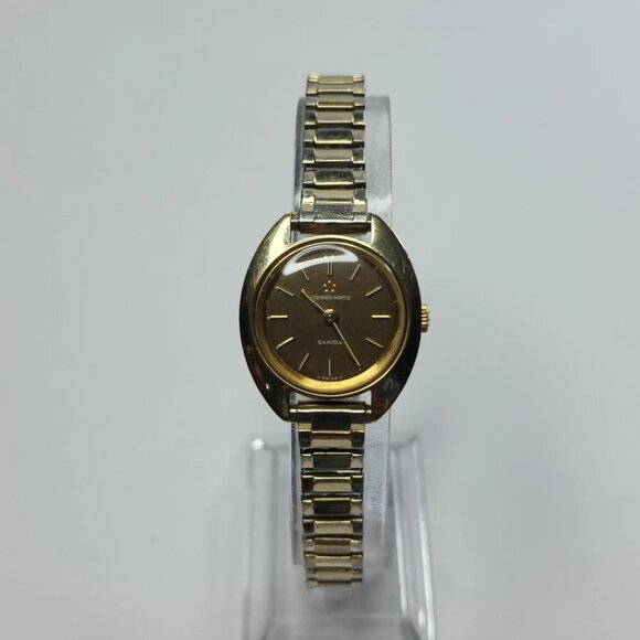 Eterna matic Watch sahida Brown Dial Womens Automatic Wristwatch 1960s Vintage‎ - Picture 4 of 11